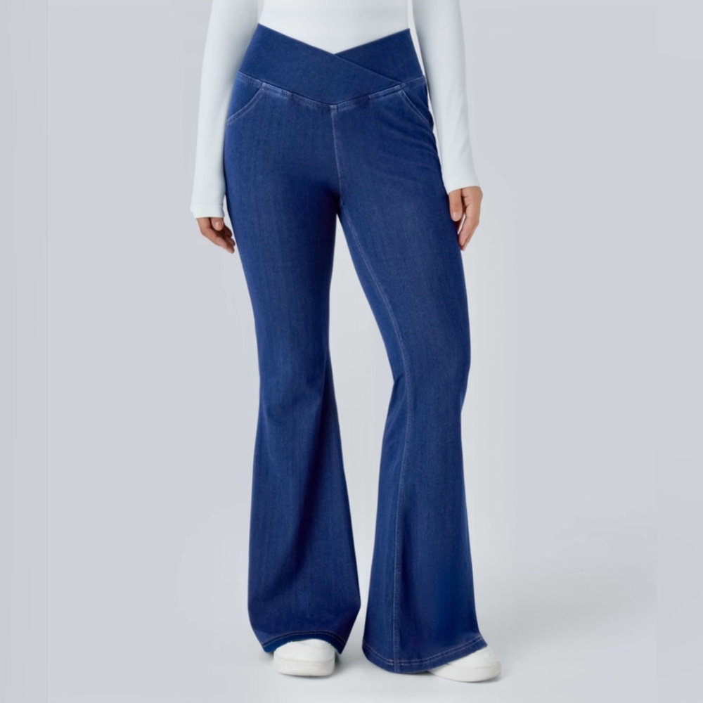 HALARA Indigo Flare Jeans